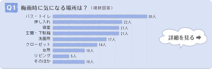 Q1.�~�J���ɋC�ɂȂ�ꏊ�́H�i�����񓚁j