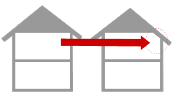 屋根の高さを下げる母屋下げで対応できることもありますが、屋根裏部屋も狭くなる可能性が高いでしょう。