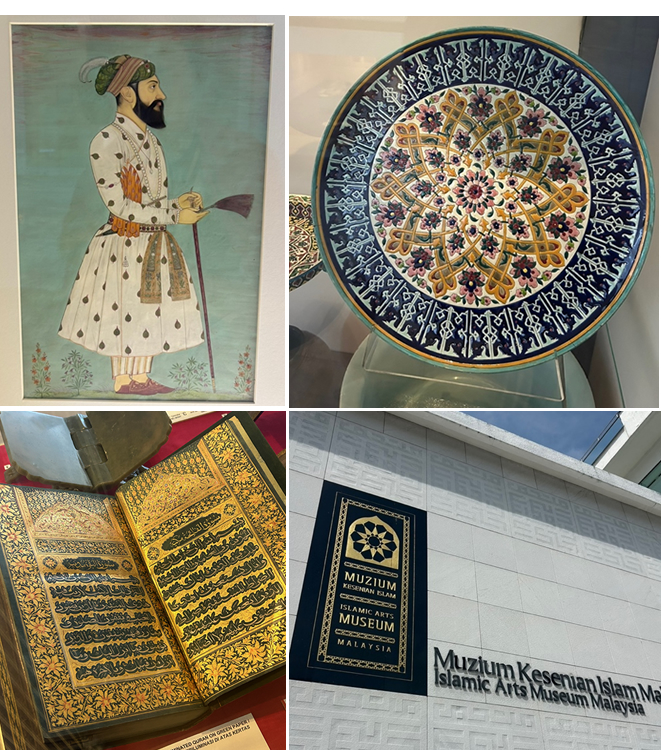 イスラム教美術館展示の美しく豪華な展示