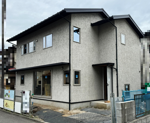 わが家の外構ない時の建物外観写真。