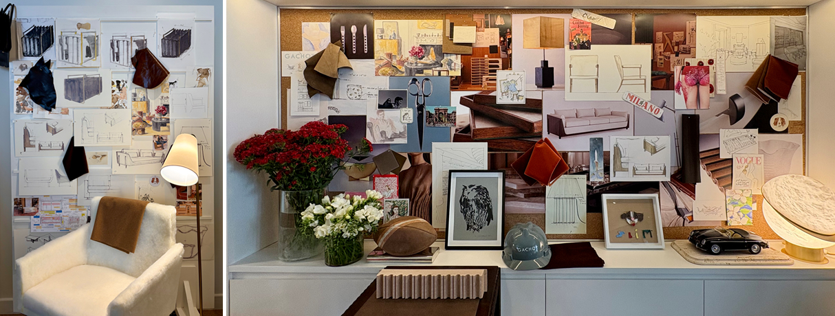 写真⑩：アルテミスト（Artemest）のムードボード展示